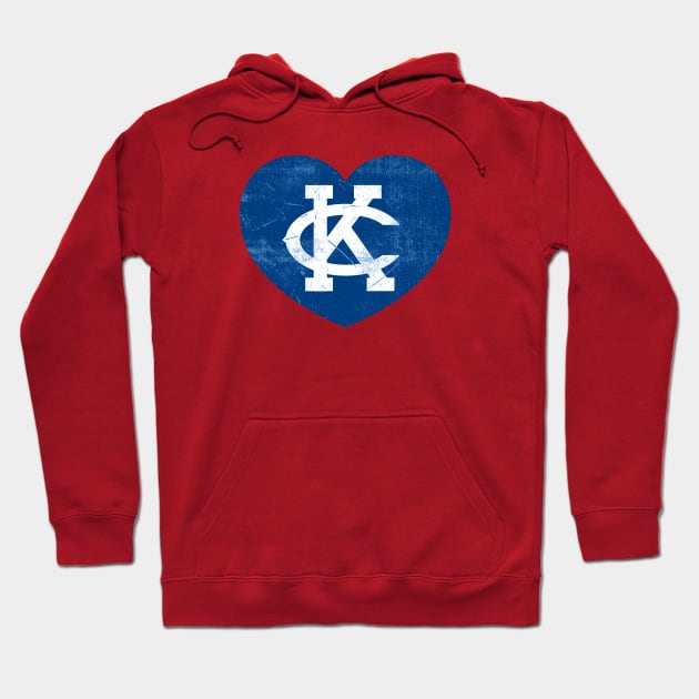 Retro KC Heart Hoodie by samcankc